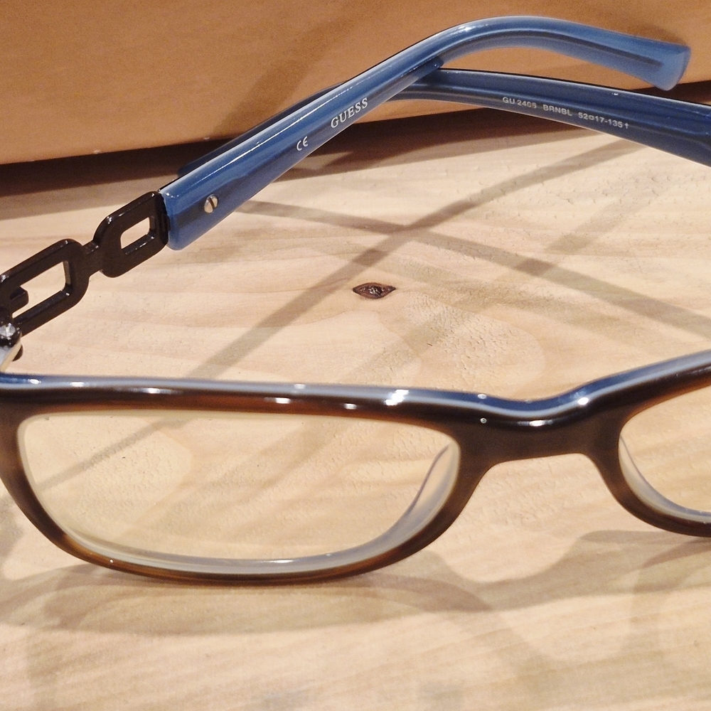Guess Blue and Black Women's Glasses - Picture 4 of 11